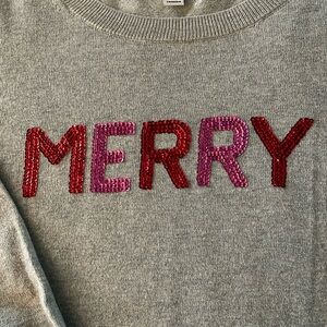 Be Merry this season with this beautiful JCrew Teddy sweater